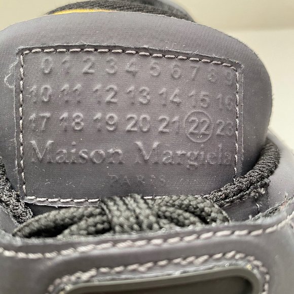 Margiela Retro Fit Nylon Grey Dad Bulky Sneakers - Picture 3 of 10